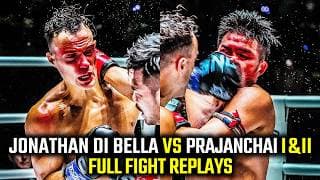 10 ROUNDS OF HIGH-SPEED VIOLENCE ⚡ Jonathan Di Bella vs. Prajanchai I & II | Kickboxing Full Fights