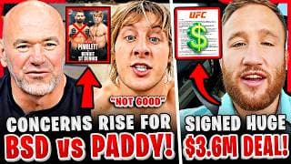 CONCERNS RISE for BSD vs Paddy Pimblett at UFC 329! Justin Gaethje SIGNS HUGE DEAL for $3.6M!