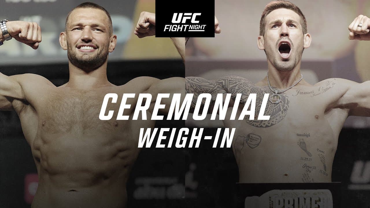 UFC Vancouver: Ceremonial Weigh-In