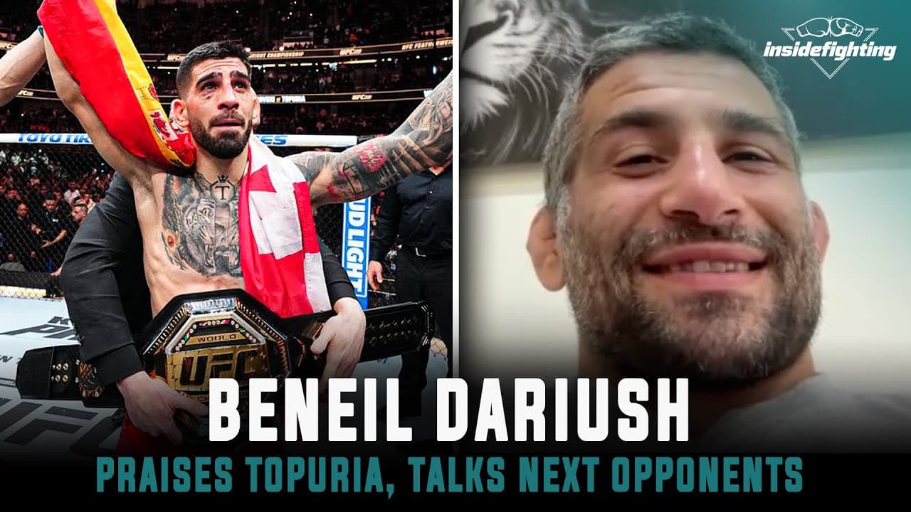 Beneil Dariush praises "complete fighter" Ilia Topuria, would "appreciate" Renato Moicano fight next