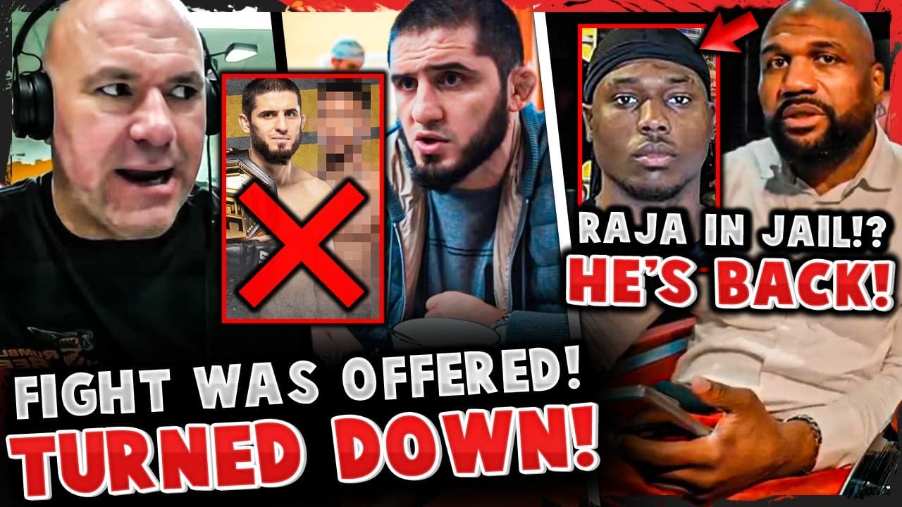 Islam Makhachev TURNED DOWN Dana White's FIGHT OFFER! Rampage on Raja JAIL RUMORS! Ilia Topuria