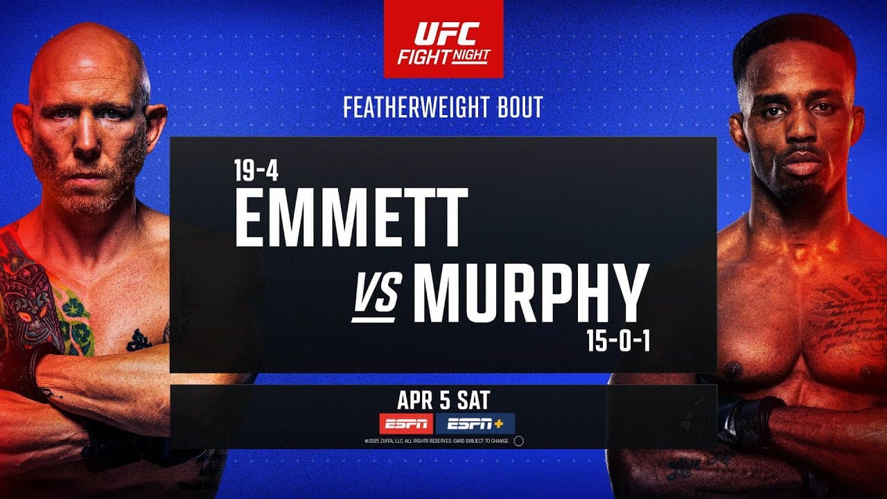 UFC Vegas 105: Emmett vs Murphy - April 5th | Fight Promo