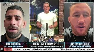 Ilia Topuria & Justin Gaethje say things are PERSONAL at UFC Freedom 250 | The Pat McAfee Show