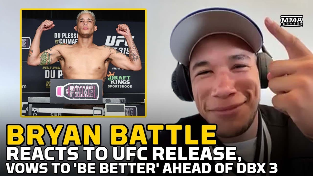 Bryan Battle REACTS To UFC Release, Promises To Fix Weight Cutting Issues - MMA Fighting