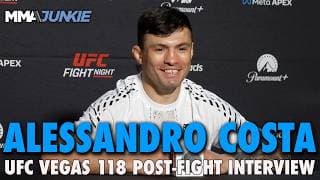 Alessandro Costa supports Herb Dean's stoppage vs. Matt Schnell | UFC Vegas 118