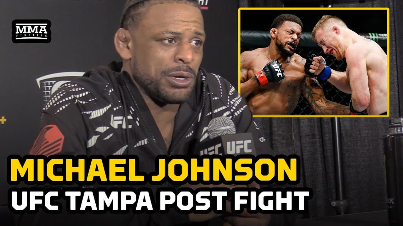 Michael Johnson Wants Justin Gaethje Rematch After KO Win At UFC Tampa | MMA Fighting