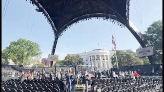 UFC White House FIRST LOOK | Tour Of South Lawn, Octagon Setup, More | MMA Fighting
