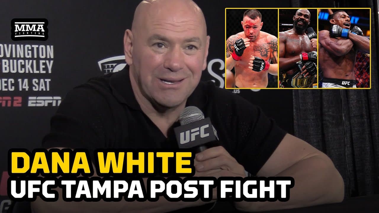 Dana White Disagrees With Stoppage Of UFC Tampa Main Event, Provides Update On Jones vs Aspinall