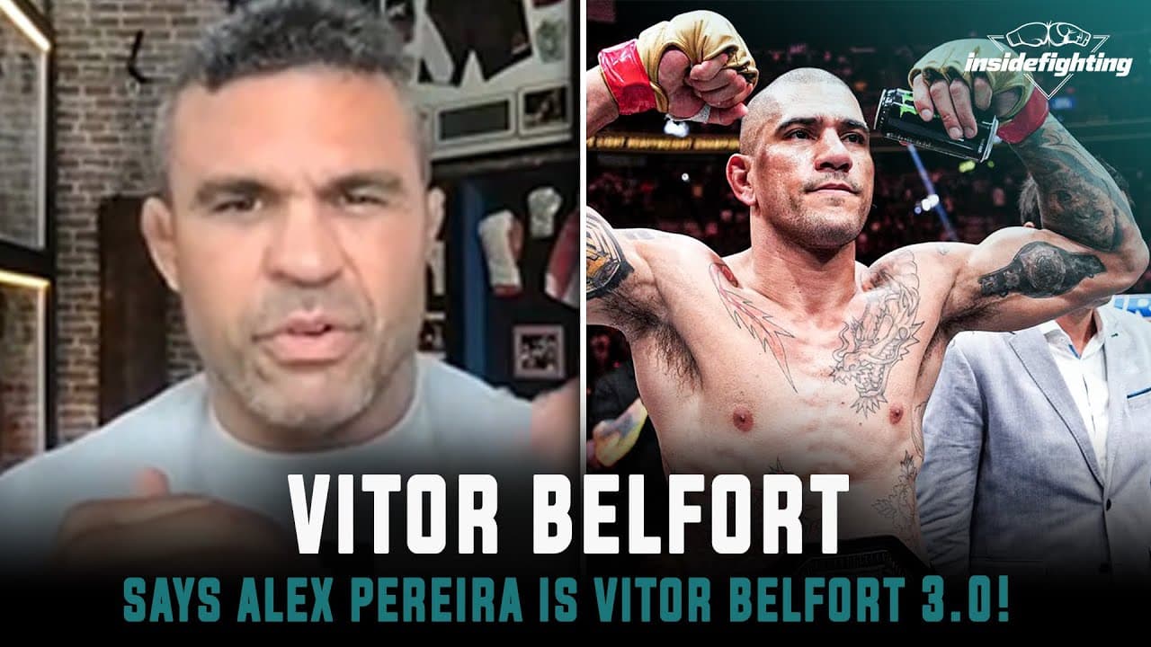 Vitor Belfort praises Alex Pereira’s climb to stardom,  “He’s leveled up to Vitor Belfort 3.0!”
