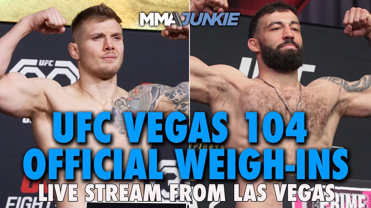 UFC Vegas 104: Official Weigh-Ins and Fighter Staredowns for UFC Fight Night 254 | Live Stream