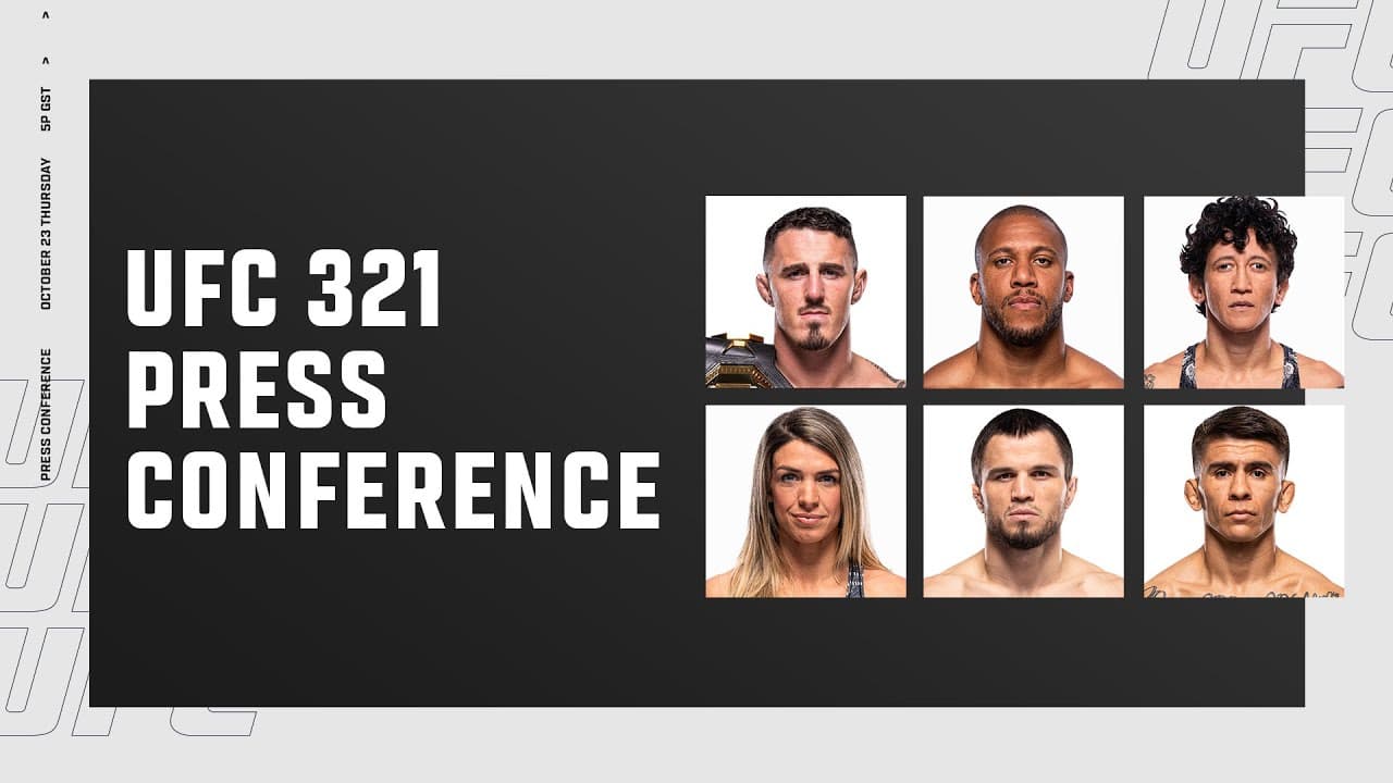 UFC 321: Pre-Fight Press Conference
