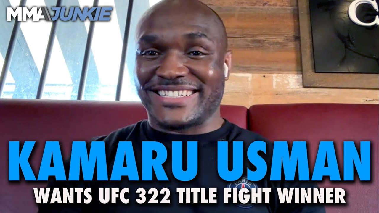 Kamaru Usman hopes Islam Makhachev beats JDM for title: 'I want that fight' | UFC 322