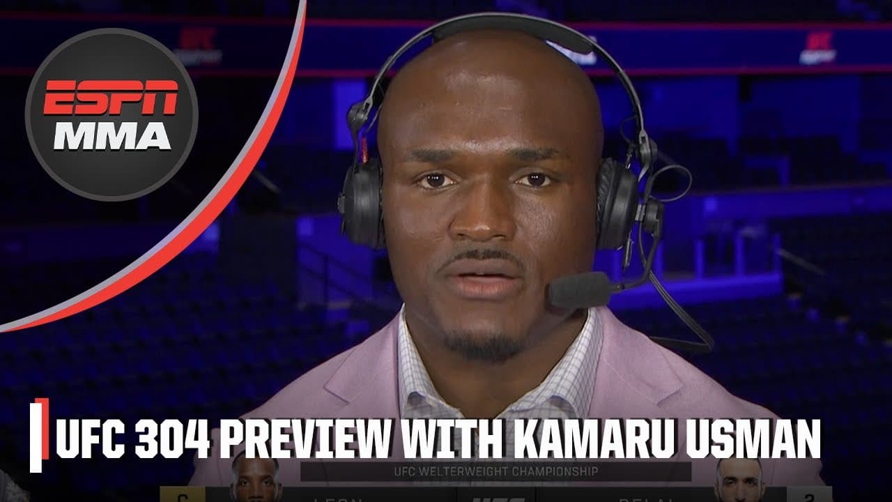 Kamaru Usman previews Leon Edwards vs. Belal Muhammad at UFC 304 | UFC Live