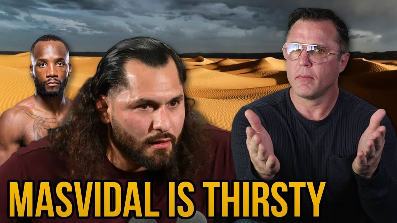 Jorge Masvidal Looking Thirsty...