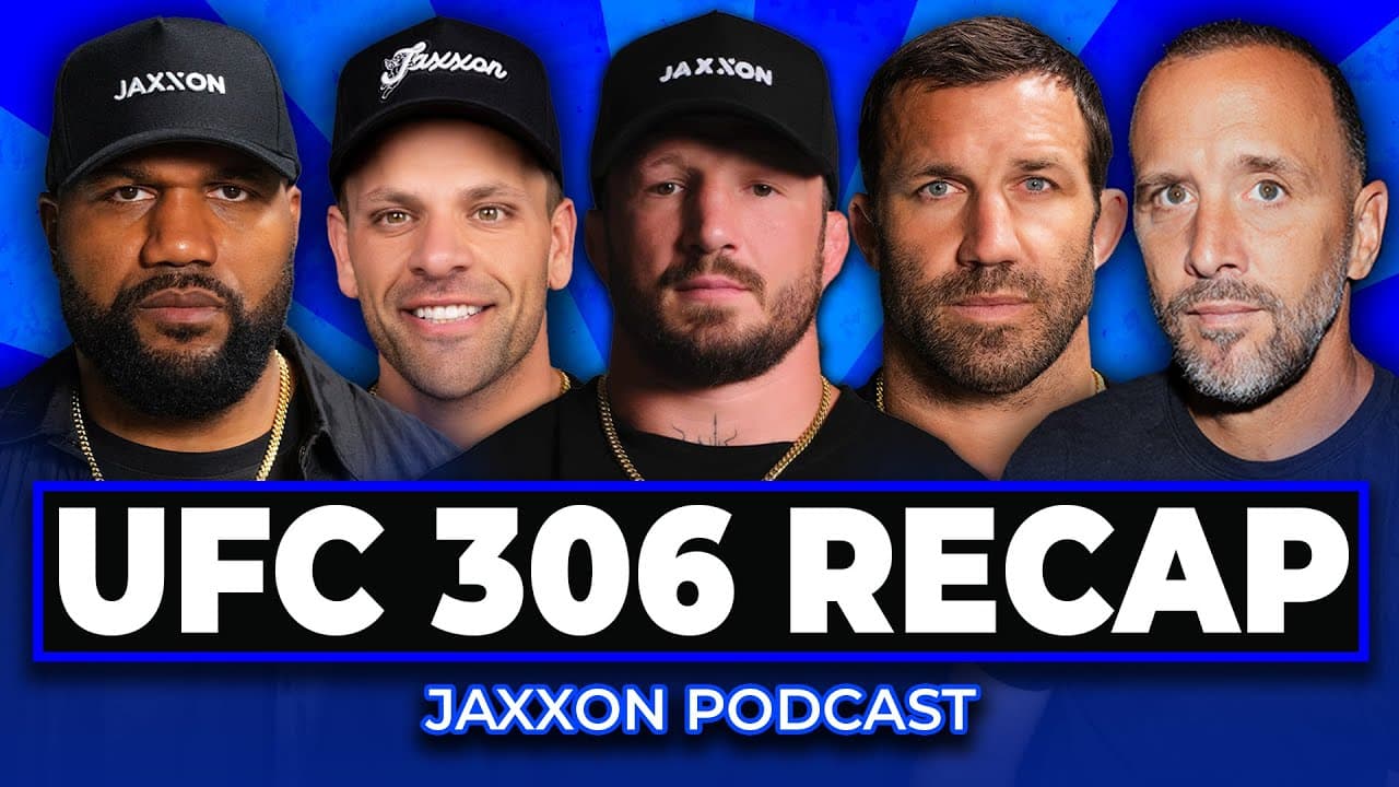 UFC 306 RECAP with Rampage Jackson, TJ dillashaw, Luke rockhold, Bear Degidio, and Jason Parillo