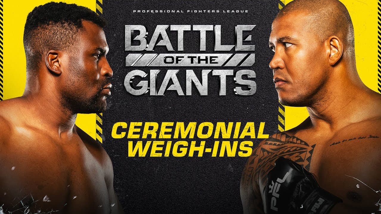 PFL Battle of the Giants - Ceremonial Weigh-Ins