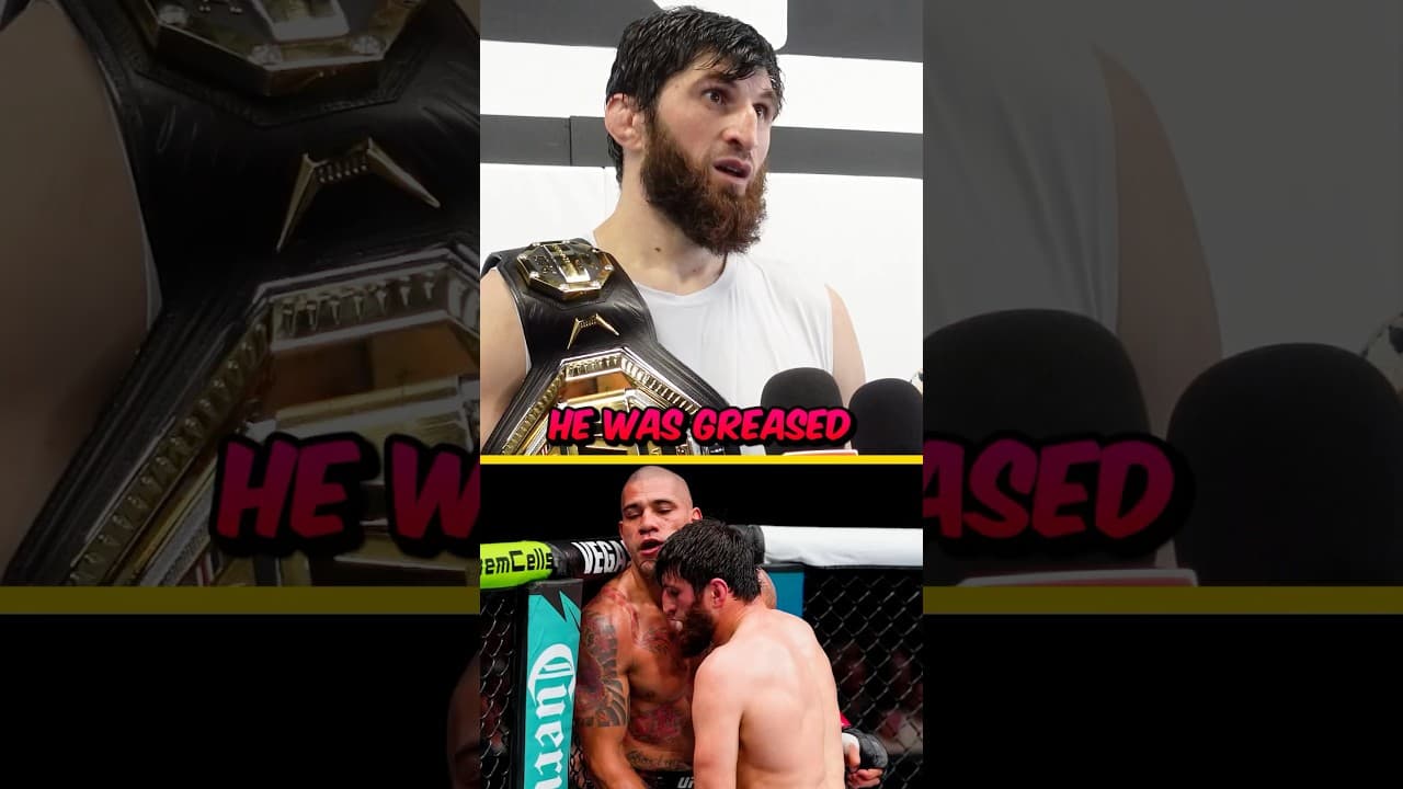 🧴🗿 MAGOMED ANKALAEV SAYS ALEX PEREIRA WAS GREASED IN THEIR FIRST FIGHT AT UFC 313