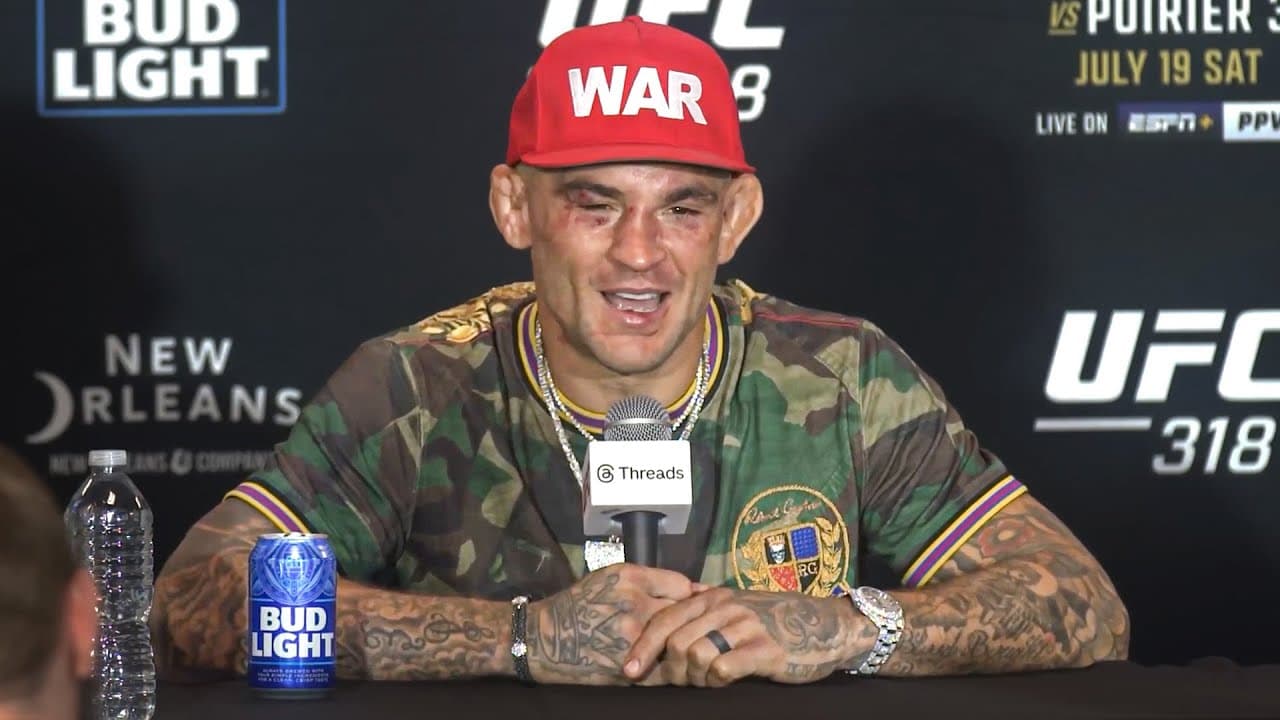 Dustin Poirier Post-Fight Press Conference | UFC 318
