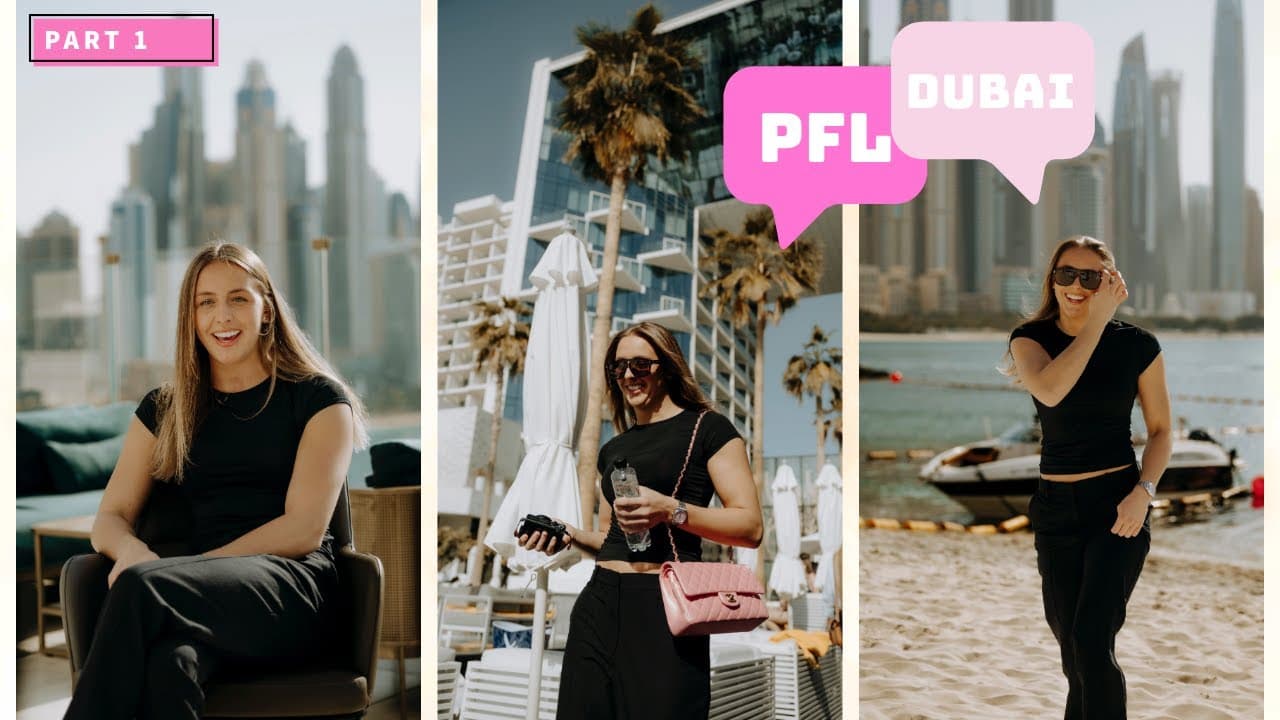 PFL DUBAI | PART 1 | spend a fight week with me (Dakota Ditcheva), when I'm NOT fighting!