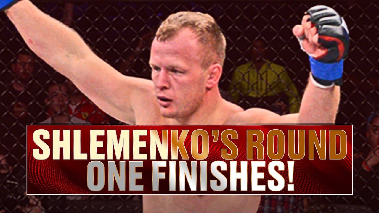Alexander Shlemenko's Round One Finishes But They Get Faster Each Time!