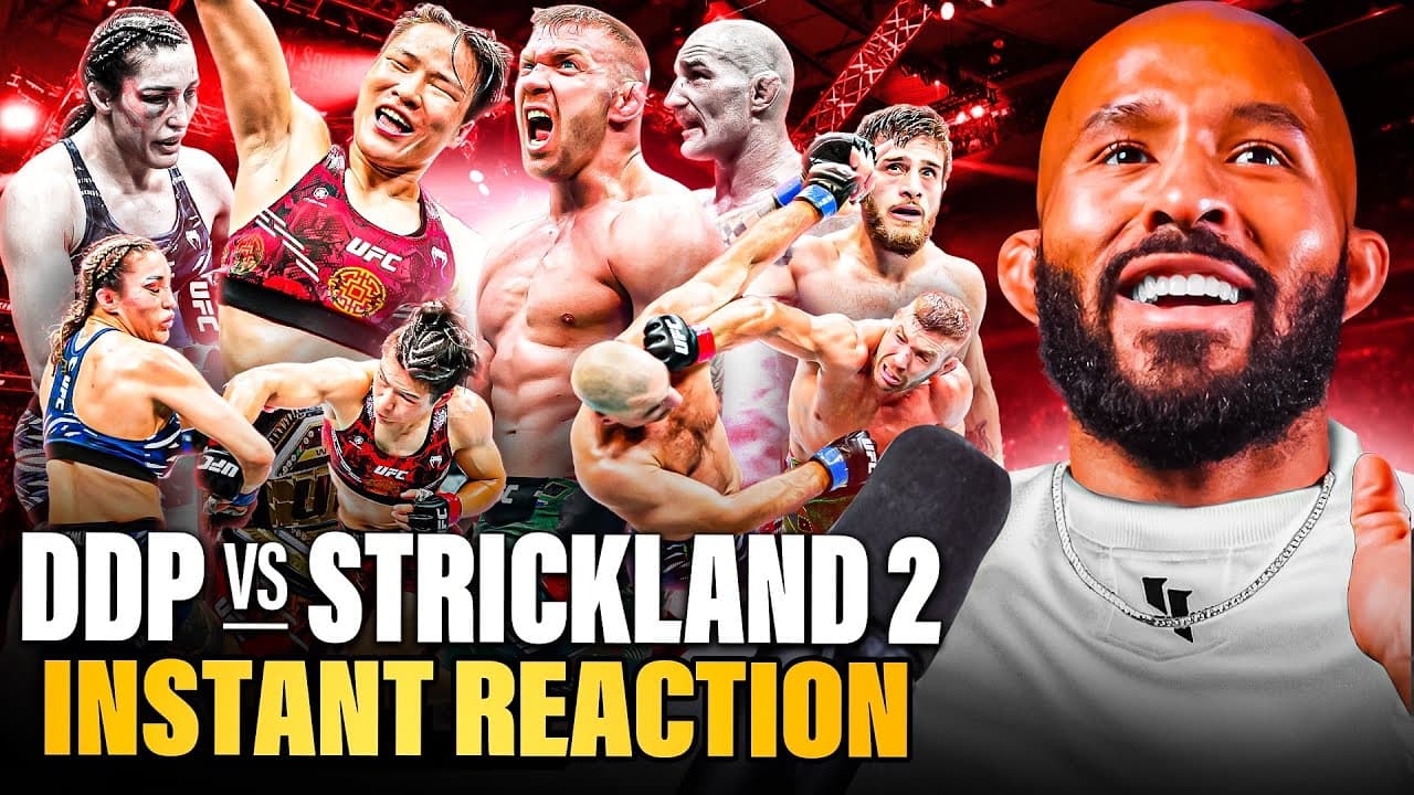 "I LOVE DDP!" | DU PLESSIS vs STRICKLAND 2 INSTANT REACTION!