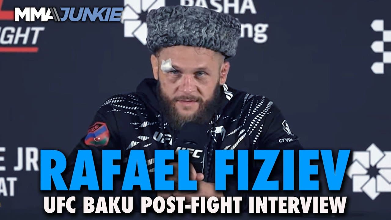 Rafael Fiziev calls out Dan Hooker, says he feeds off 'tall guys' | UFC Baku