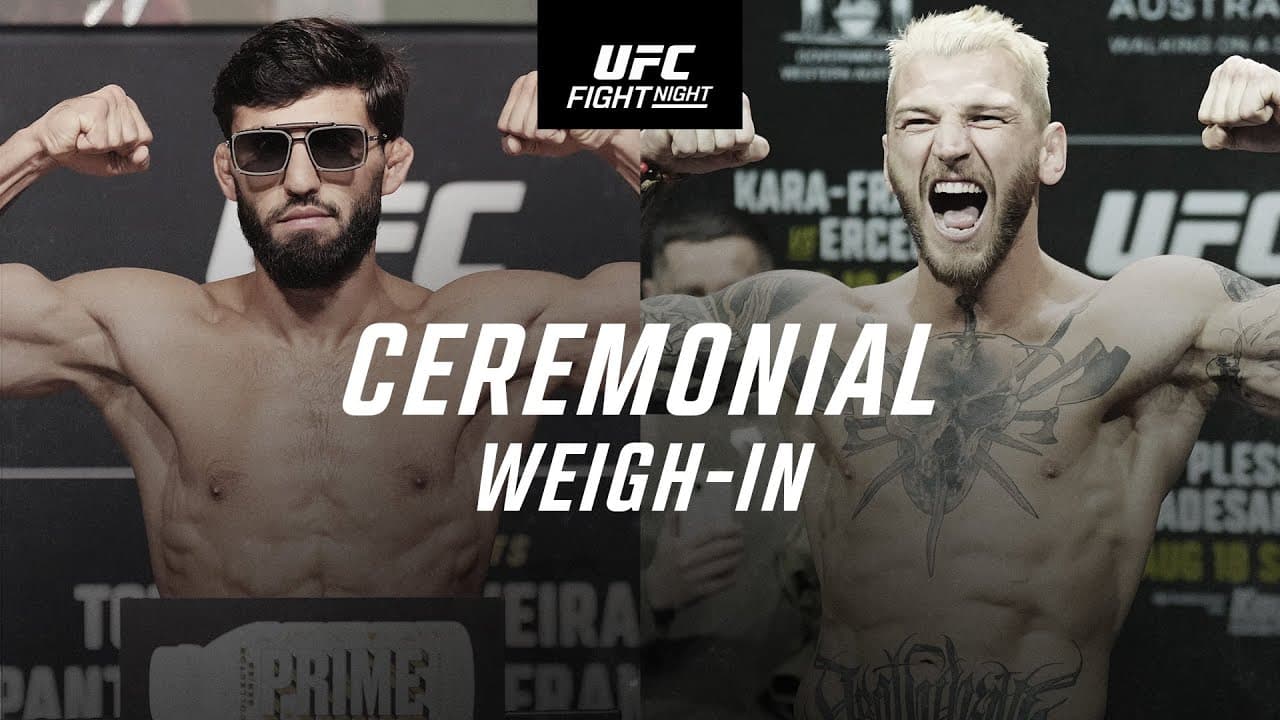 UFC Qatar: Ceremonial Weigh-In