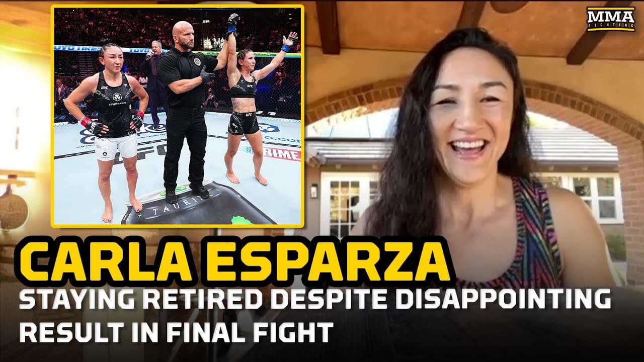 Carla Esparza Staying Retired Despite Disappointing Result In Her Final UFC Fight - MMA Fighting