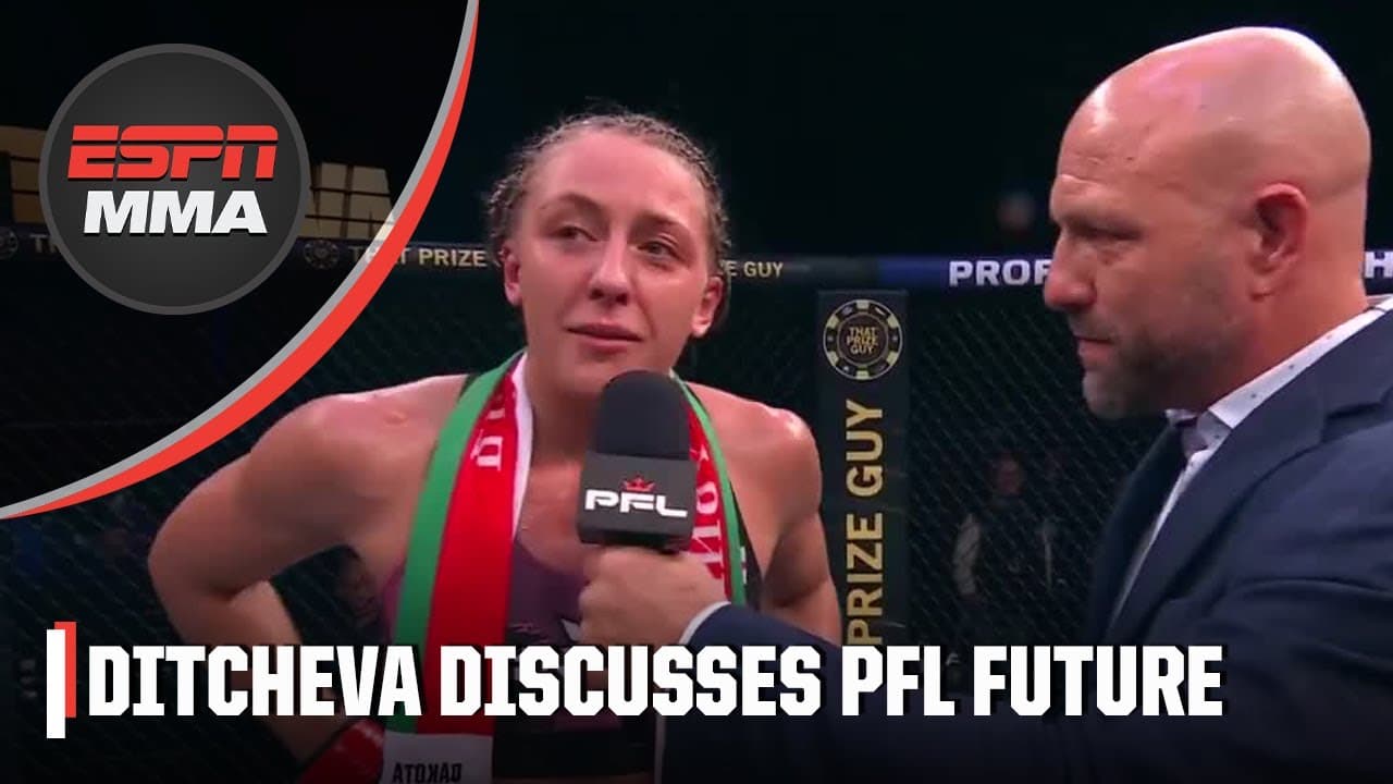 Dakota Ditcheva announces she’s resigned with PFL | ESPN MMA