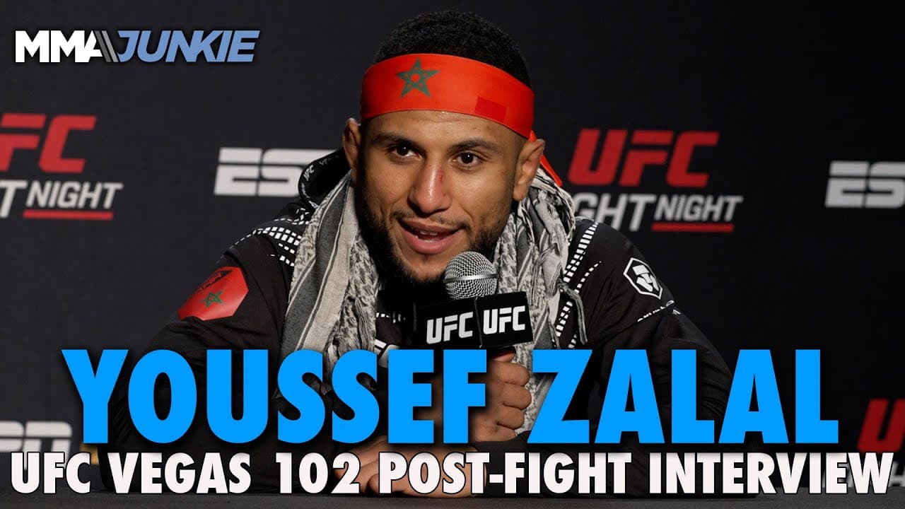 Youssef Zalal 'Suspicious' Calvin Kattar Was Greasing in Win, Wants Brian Ortega | UFC Vegas 102