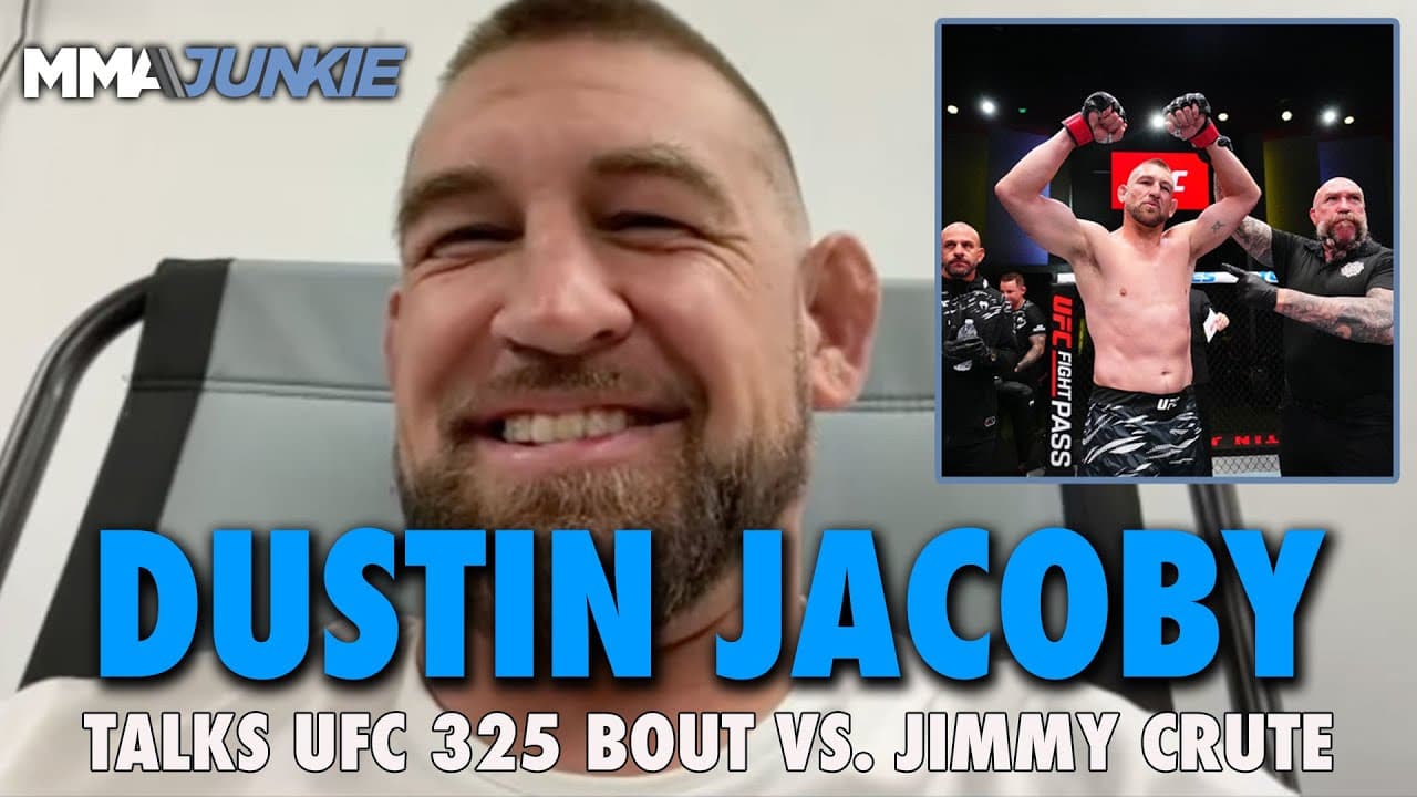 Dustin Jacoby: 'It wouldn't be bizarre' to call for UFC title shot | UFC 325