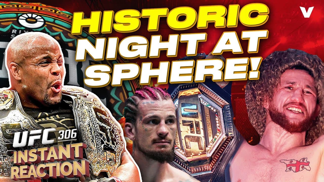 Daniel Cormier REACTS to Sean O'Malley loss to Merab Dvalishvili, CRAZY SPHERE, Shevchenko vs Grasso