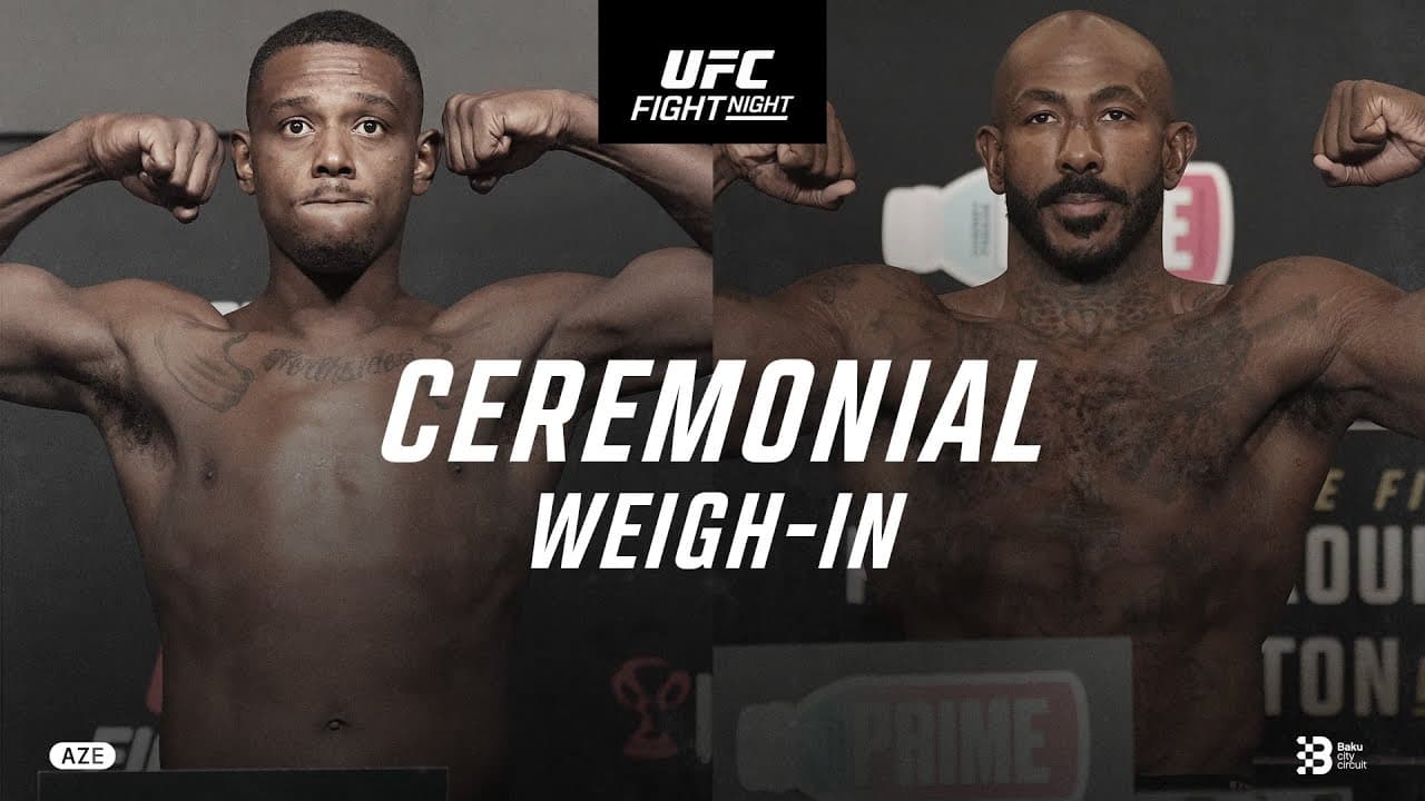 UFC Baku: Ceremonial Weigh-In
