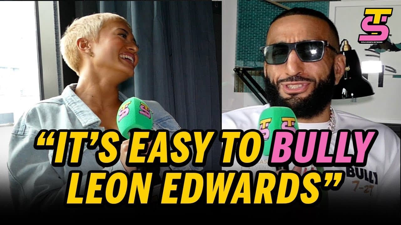 Belal Muhammad TRASHES "Leon Edwards is easy to BULLY, I don't like him!" UFC 304 Interview
