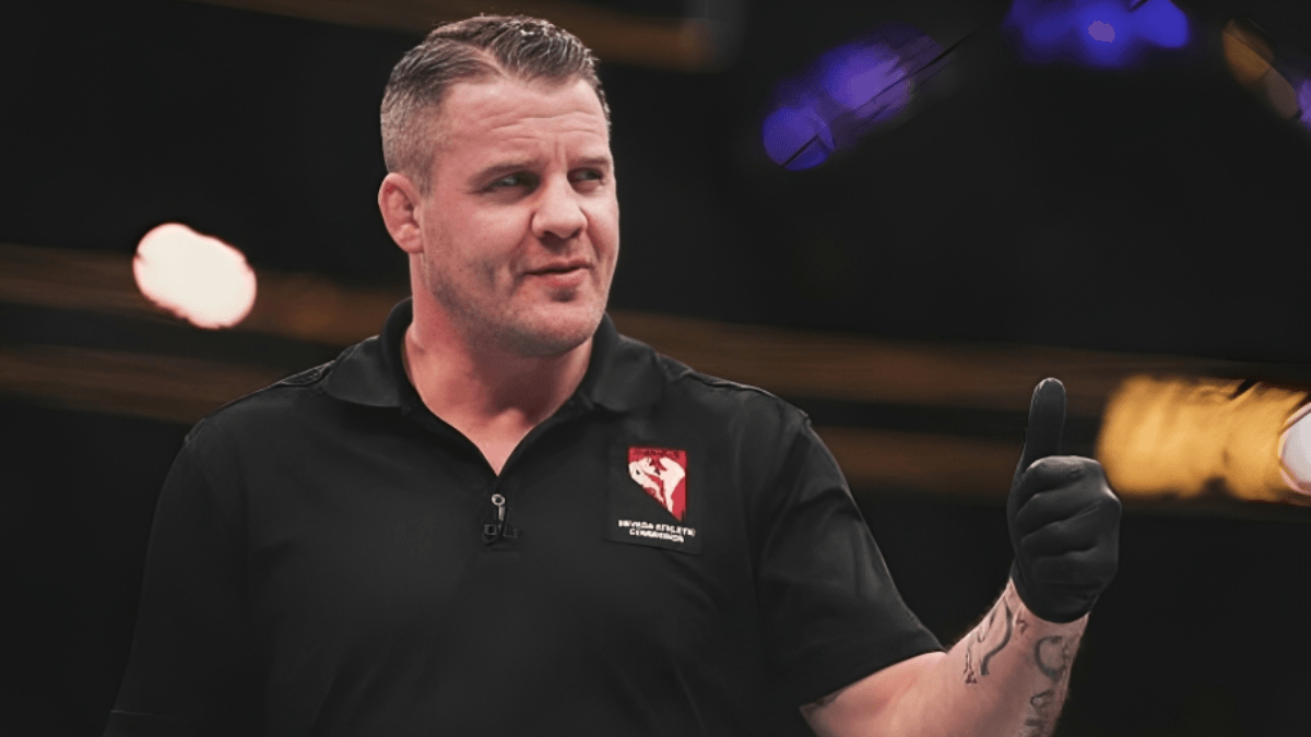 MMA referee Marc Goddard