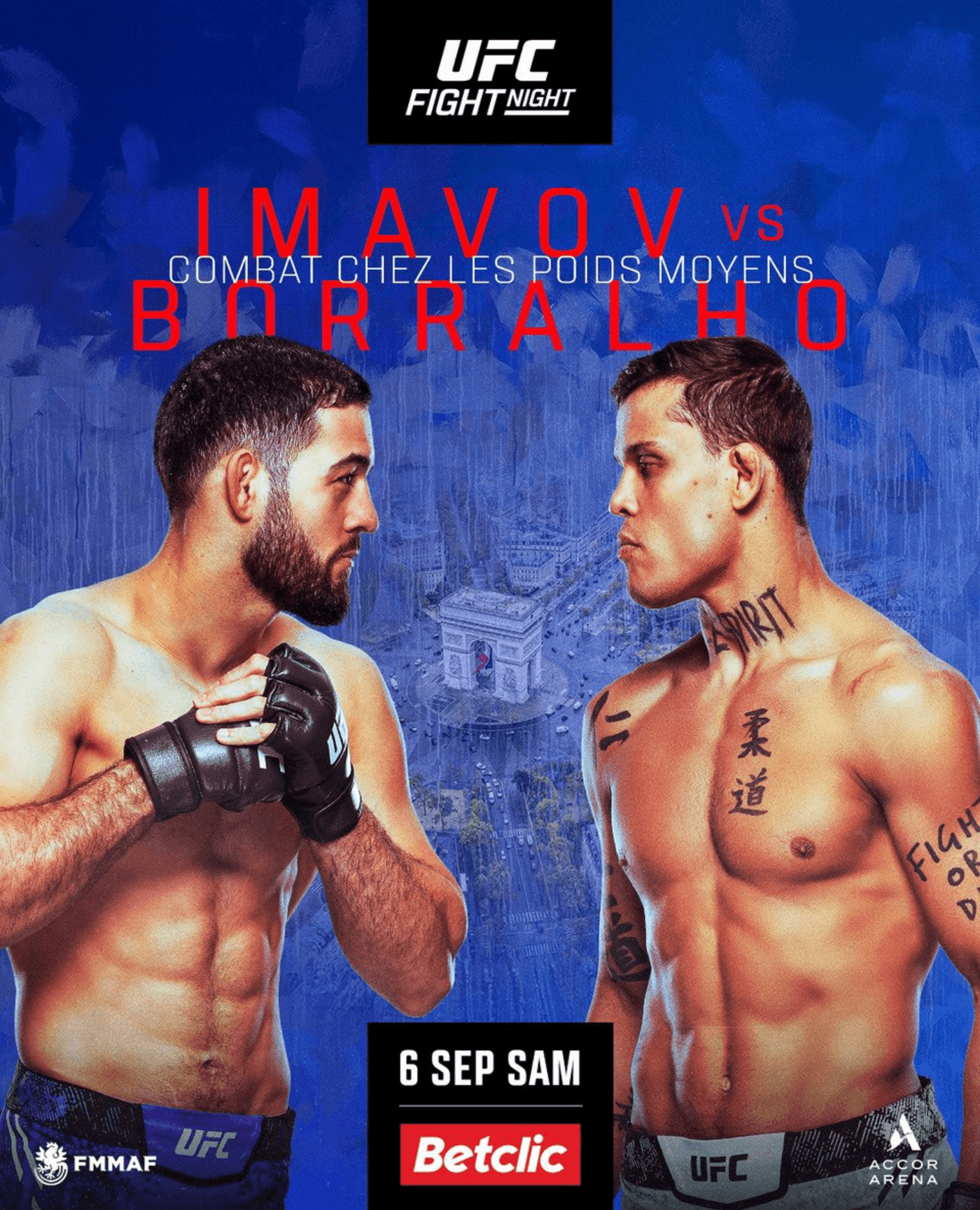 UFC Paris Poster