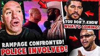 POLICE CONFRONT Rampage Jackson! *FOOTAGE* Alex Pereira SENDS MESSAGE to Ciryl Gane! UFC 329