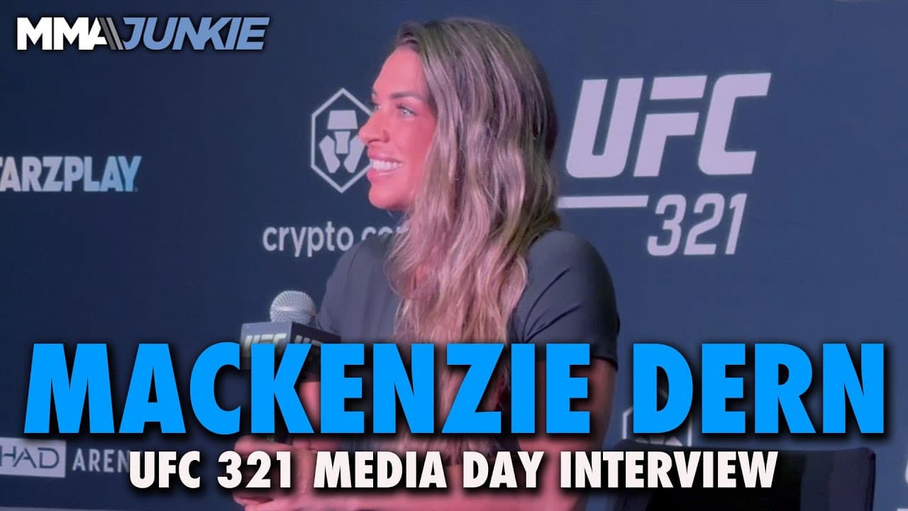 Mackenzie Dern won't let title chance pass her by: 'It's surreal how this happened' | UFC 321