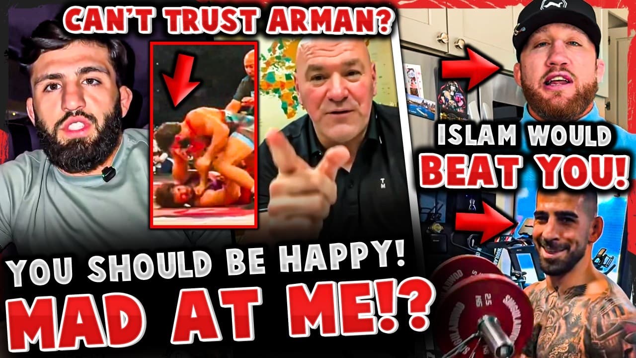 Dana White MAD at Arman Tsarukyan? Arman RESPONDS! Ilia Topuria & Justin Gaethje SPEAK OUT! UFC 326