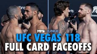 UFC Vegas 118 full card final faceoffs: Belal Muhammad vs. Gabriel Bonfim