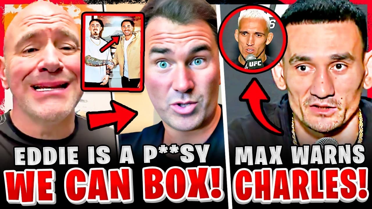 Dana White GOES OFF on Eddie Hearn for Tom Aspinall DEAL! Charles Oliveira vs Max Holloway! Khamzat