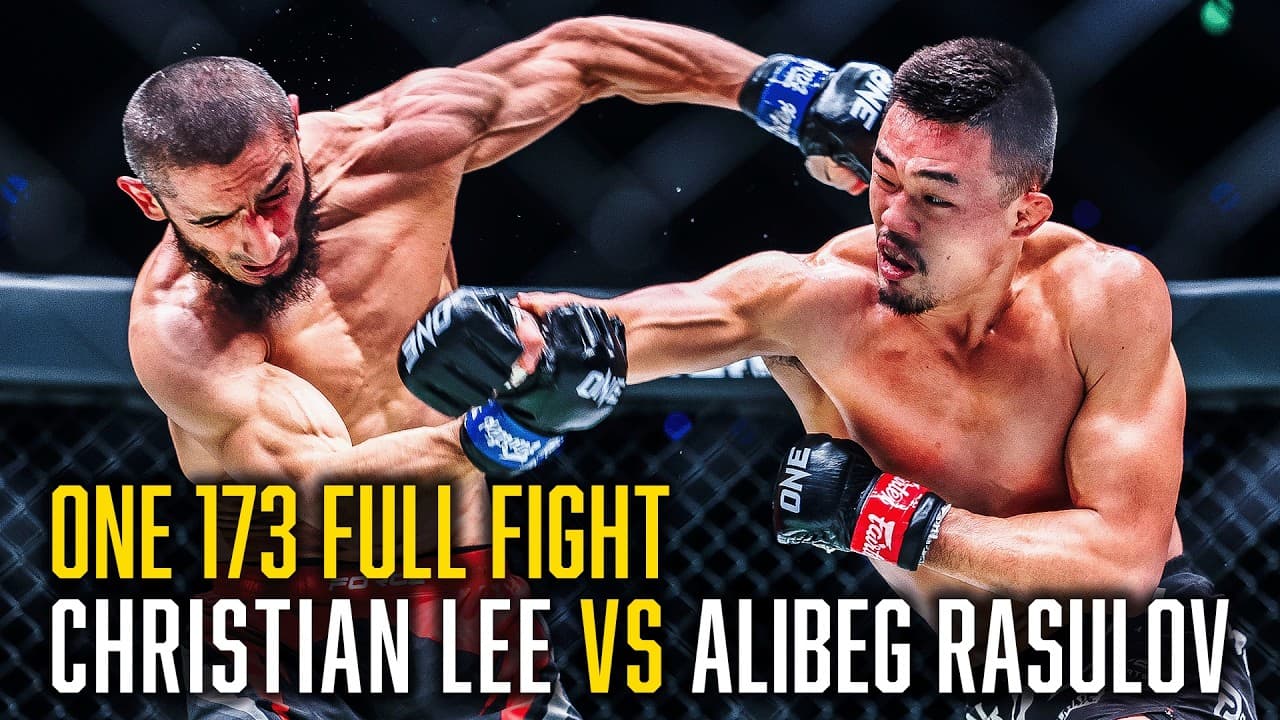 Christian Lee vs. Alibeg Rasulov | ONE 173 MMA Full Fight