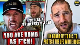 Justin Gaethje & Sean Strickland GET HEATED! Bryce Mitchell reacts to Sean's ban from the UFC WH