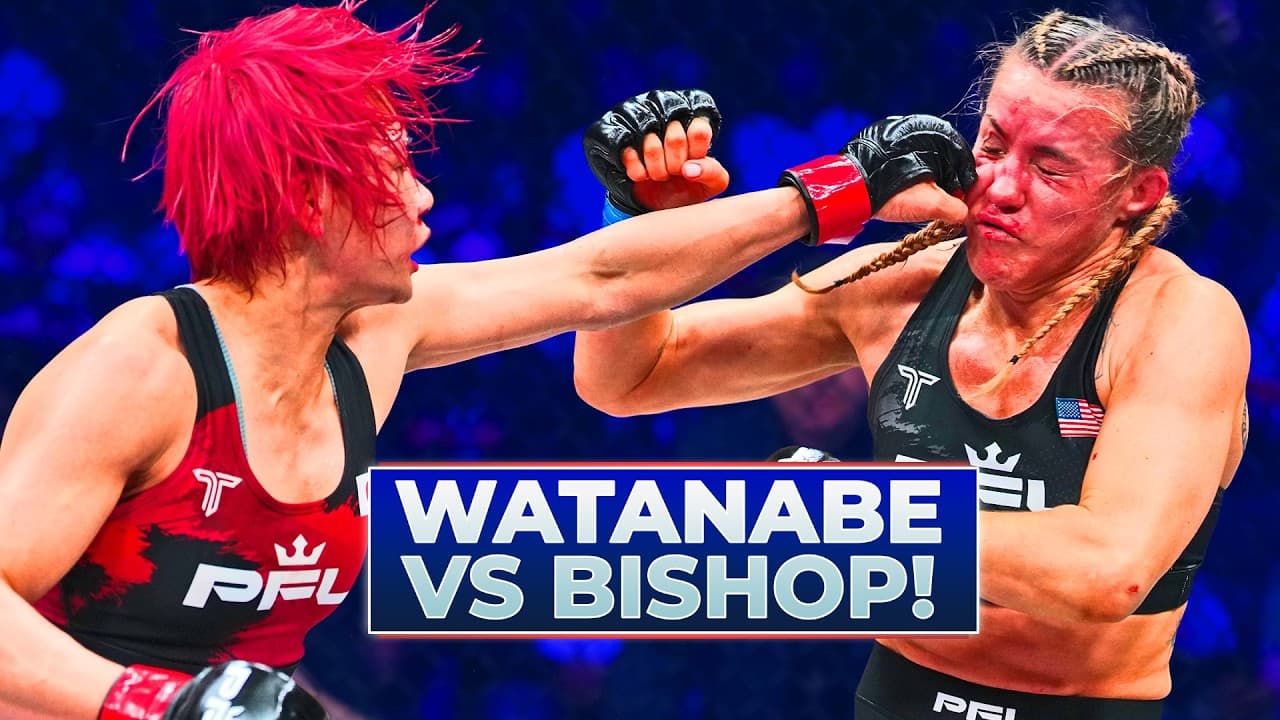 NO COMMS JAPAN v USA FIGHT! 🇯🇵🇺🇸 | Kana Watanabe 渡辺華奈 v Jena Bishop | Full Fight | PFL WT 2