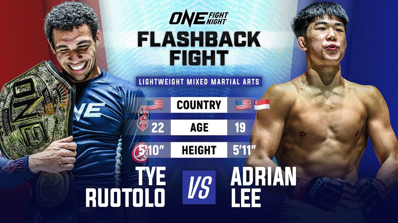 When a BJJ Prodigy Enters MMA 🥊🔥 Tye Ruotolo vs. Adrian Lee | MMA Full Fight