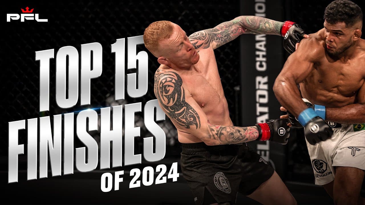 "ONE SHOT KNOCKOUT!!" 👊💥😲 | Top 15 Finishes Of 2024 In PFL