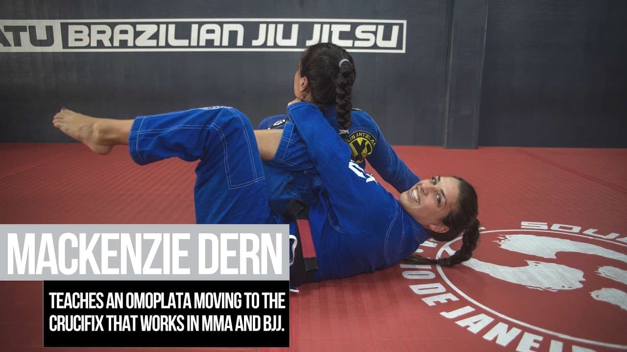 Mackenzie Dern teaches an omoplata moving to the crucifix that works in MMA and BJJ