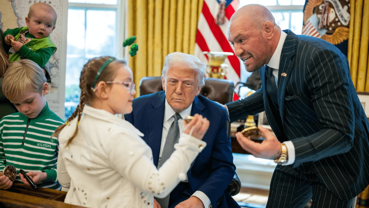Conor McGregor Visits The White House To Meet US President Donald Trump