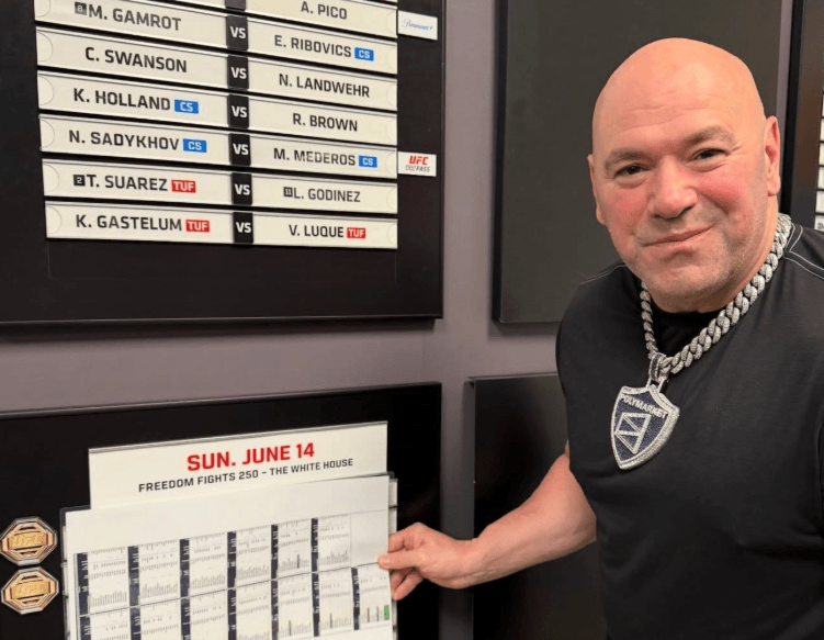 Dana White Teases Two Title Fights, Name For UFC White House Card
