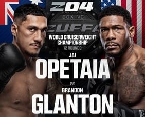 Zuffa Boxing 04 Results: Opetaia vs. Glanton Live From Las Vegas